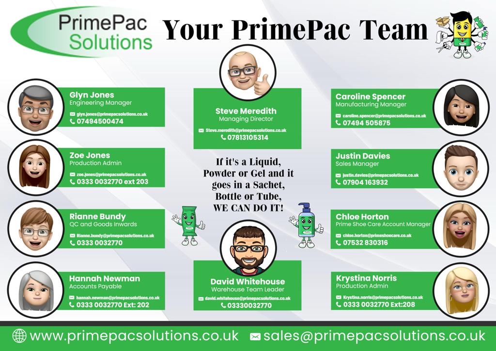 PrimePac team