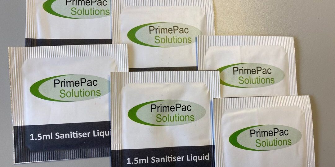 sanitiser sachets